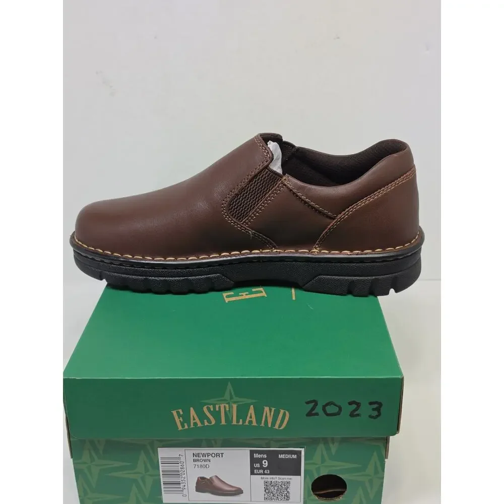 Eastland Dark Brown Newport Men’s Shoes US SIZE 9D 7180D NIB